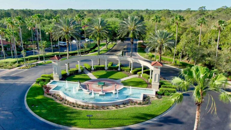 Dolphin fountain