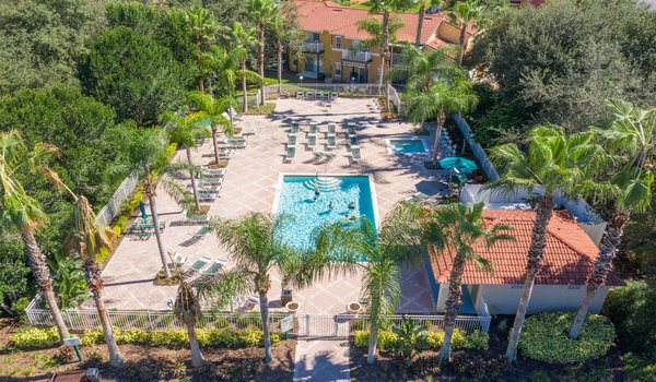 2nd Pool area with long lap pool